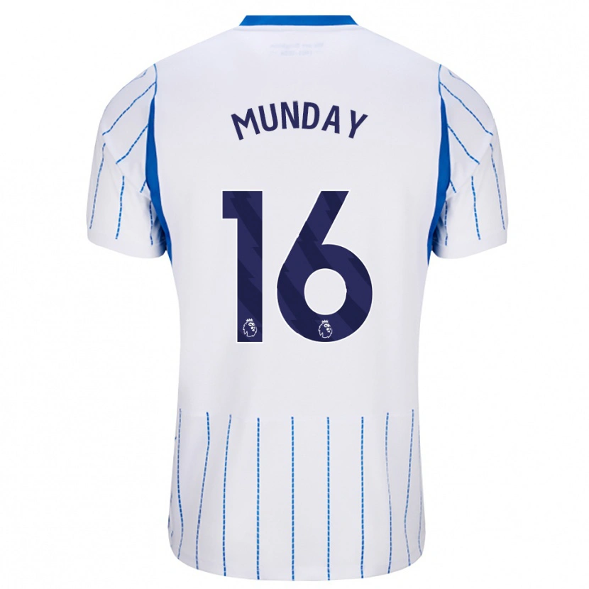 Danxen Kinderen George Munday #16 Hemelsblauw Wit Uitshirt Uittenue 2026/27 T-Shirt België