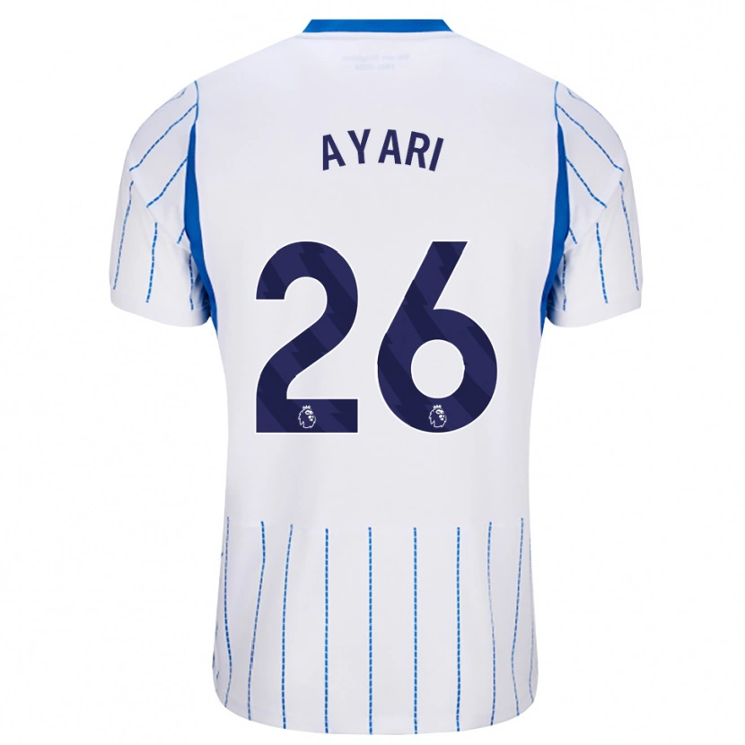 Danxen Kinderen Yasin Ayari #26 Hemelsblauw Wit Uitshirt Uittenue 2026/27 T-Shirt België