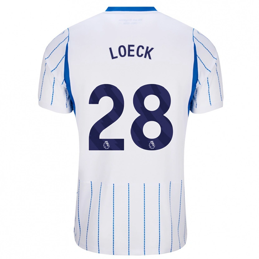 Danxen Kinderen Melina Loeck #28 Hemelsblauw Wit Uitshirt Uittenue 2026/27 T-Shirt België