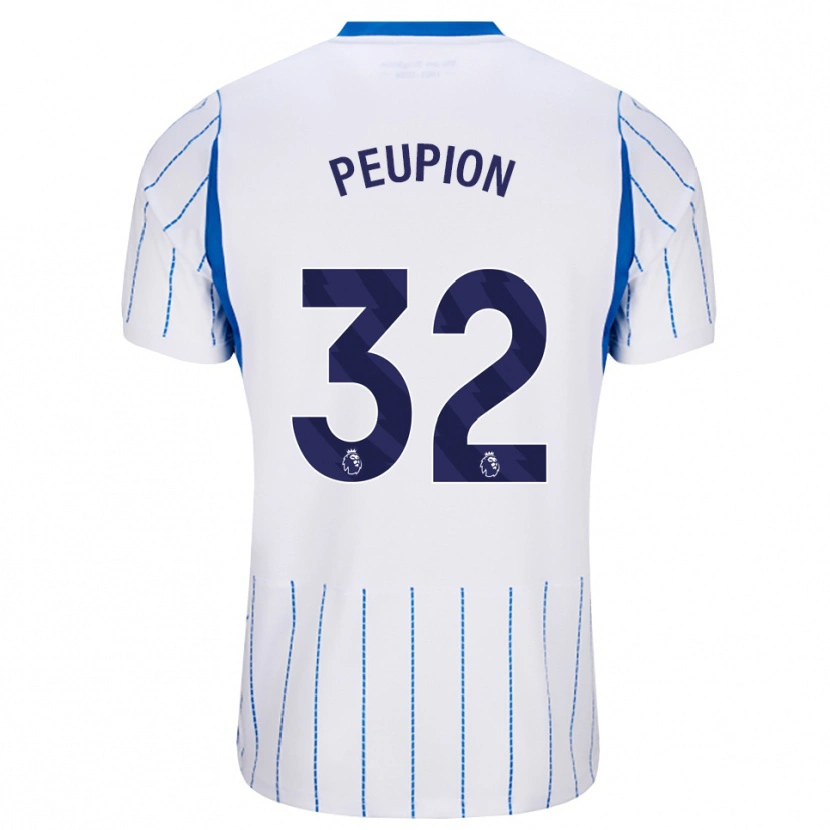Danxen Kinderen Cameron Peupion #32 Hemelsblauw Wit Uitshirt Uittenue 2026/27 T-Shirt België