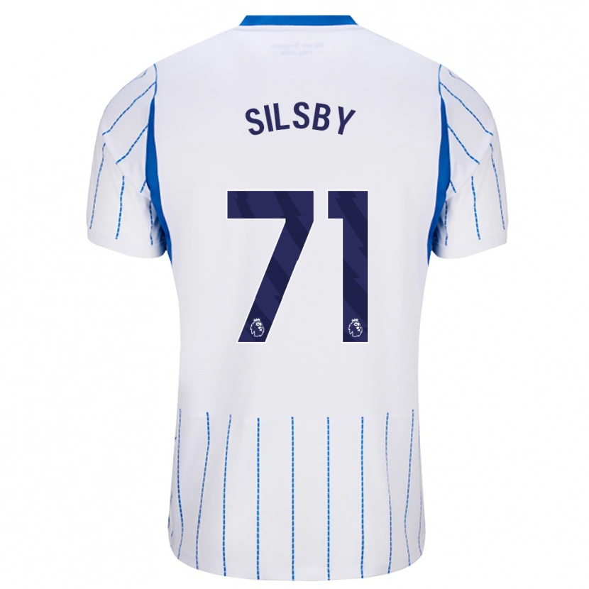 Danxen Kinderen Tyler Silsby #71 Hemelsblauw Wit Uitshirt Uittenue 2026/27 T-Shirt België