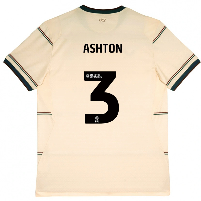 Danxen Kinderen Joe Ashton #3 Beige Bordeaux Uitshirt Uittenue 2026/27 T-Shirt België