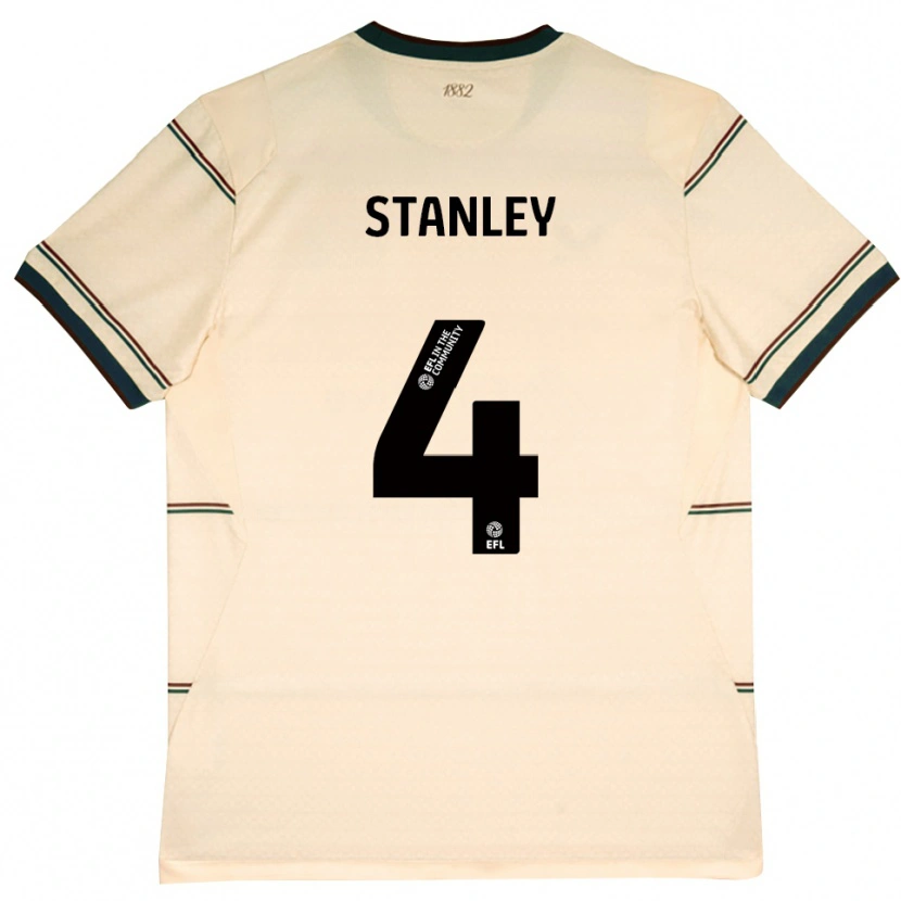 Danxen Kinderen Michael Stanley #4 Beige Bordeaux Uitshirt Uittenue 2026/27 T-Shirt België