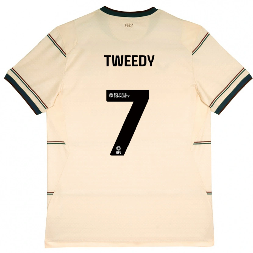 Danxen Kinderen Tom Tweedy #7 Beige Bordeaux Uitshirt Uittenue 2026/27 T-Shirt België