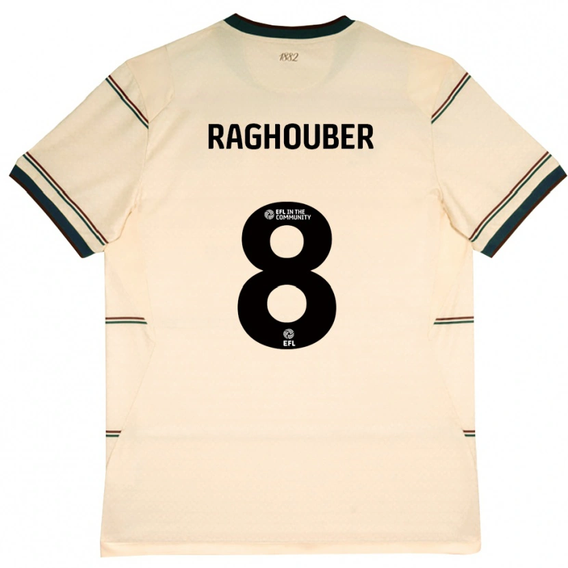 Danxen Kinderen Ugo Raghouber #8 Beige Bordeaux Uitshirt Uittenue 2026/27 T-Shirt België