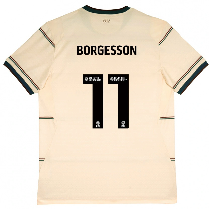 Danxen Kinderen Blayz Borgesson #11 Beige Bordeaux Uitshirt Uittenue 2026/27 T-Shirt België