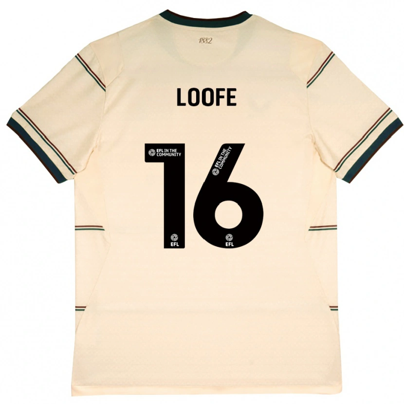Danxen Kinderen Joseph Loofe #16 Beige Bordeaux Uitshirt Uittenue 2026/27 T-Shirt België