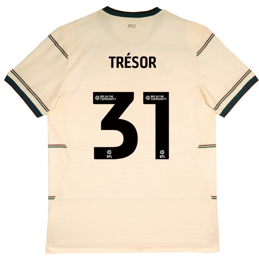 Danxen Kinderen Mike Tresor #31 Beige Bordeaux Uitshirt Uittenue 2026/27 T-Shirt België