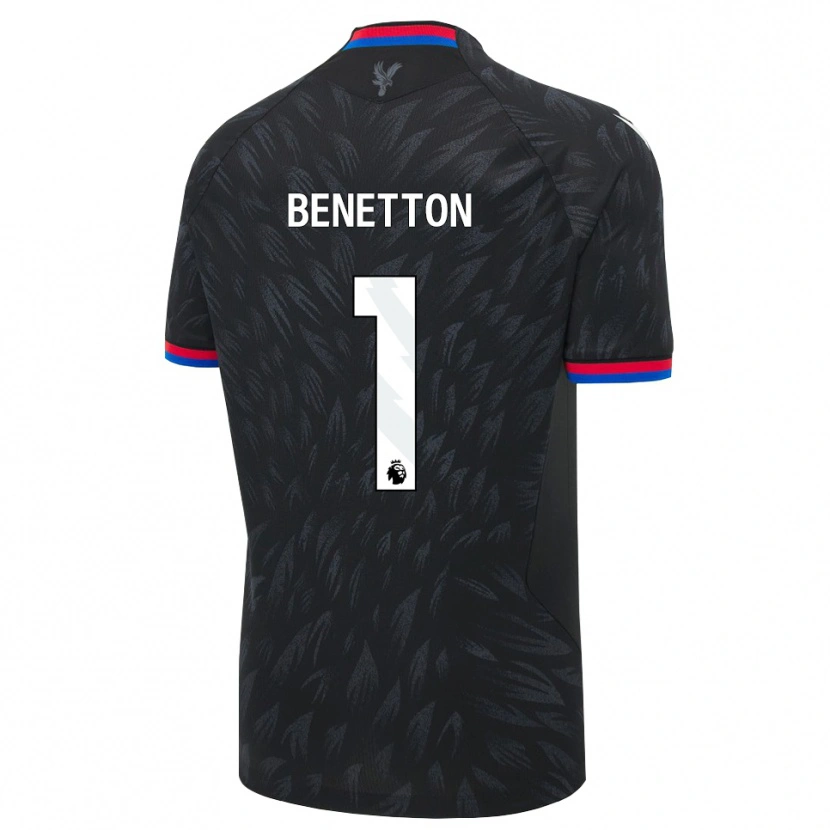 Danxen Kinderen Lucca Benetton #1 Zwart Blauw Rood Uitshirt Uittenue 2026/27 T-Shirt België