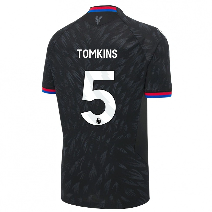 Danxen Kinderen James Tomkins #5 Zwart Blauw Rood Uitshirt Uittenue 2026/27 T-Shirt België