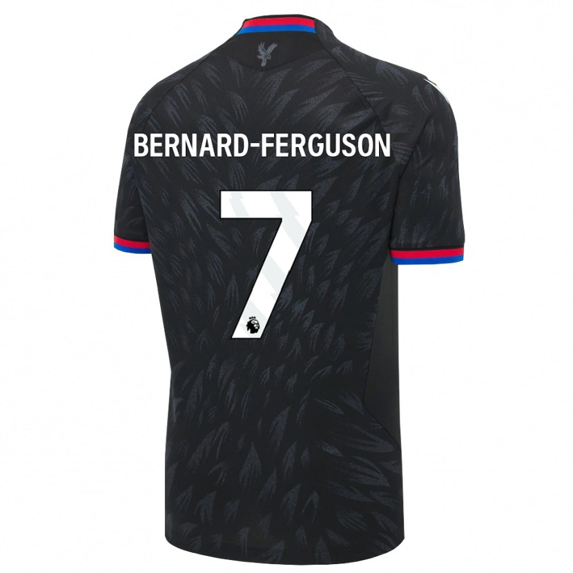 Danxen Kinderen Makai Bernard-Ferguson #7 Zwart Blauw Rood Uitshirt Uittenue 2026/27 T-Shirt België