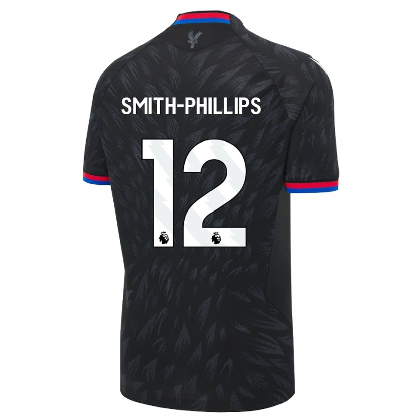 Danxen Kinderen Kairo Smith-Phillips #12 Zwart Blauw Rood Uitshirt Uittenue 2026/27 T-Shirt België