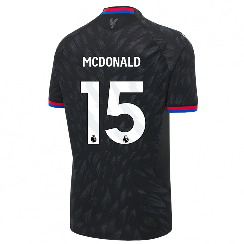 Danxen Kinderen Jayden Mcdonald #15 Zwart Blauw Rood Uitshirt Uittenue 2026/27 T-Shirt België