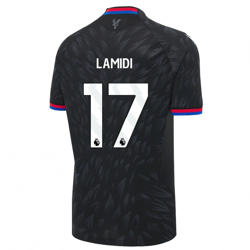 Danxen Kinderen Oladotun Lamidi #17 Zwart Blauw Rood Uitshirt Uittenue 2026/27 T-Shirt België