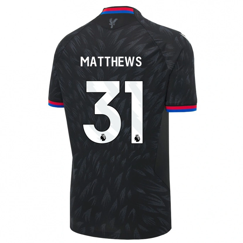 Danxen Kinderen Remi Matthews #31 Zwart Blauw Rood Uitshirt Uittenue 2026/27 T-Shirt België