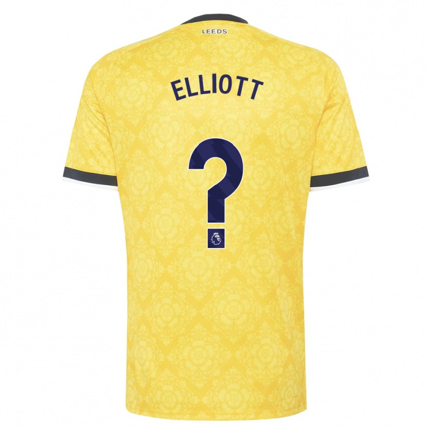 Danxen Kinderen Izzy Elliott #0 Geel Wit Zwart Uitshirt Uittenue 2026/27 T-Shirt België