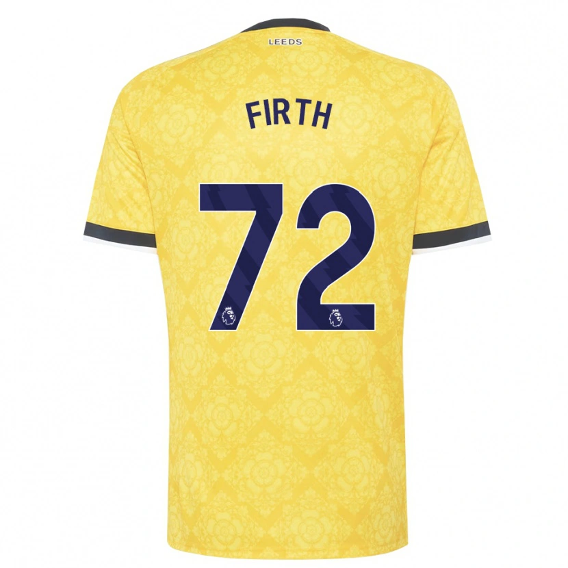 Danxen Kinderen Will Firth #72 Geel Wit Zwart Uitshirt Uittenue 2026/27 T-Shirt België