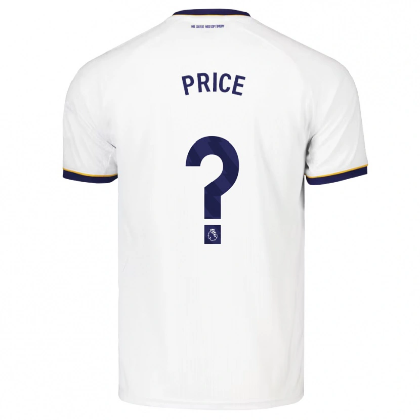 Danxen Kinderen Isaac Price #0 Middernachtblauw Wit Geel Uitshirt Uittenue 2026/27 T-Shirt België