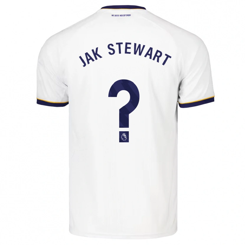 Danxen Kinderen Jak Stewart #0 Middernachtblauw Wit Geel Uitshirt Uittenue 2026/27 T-Shirt België