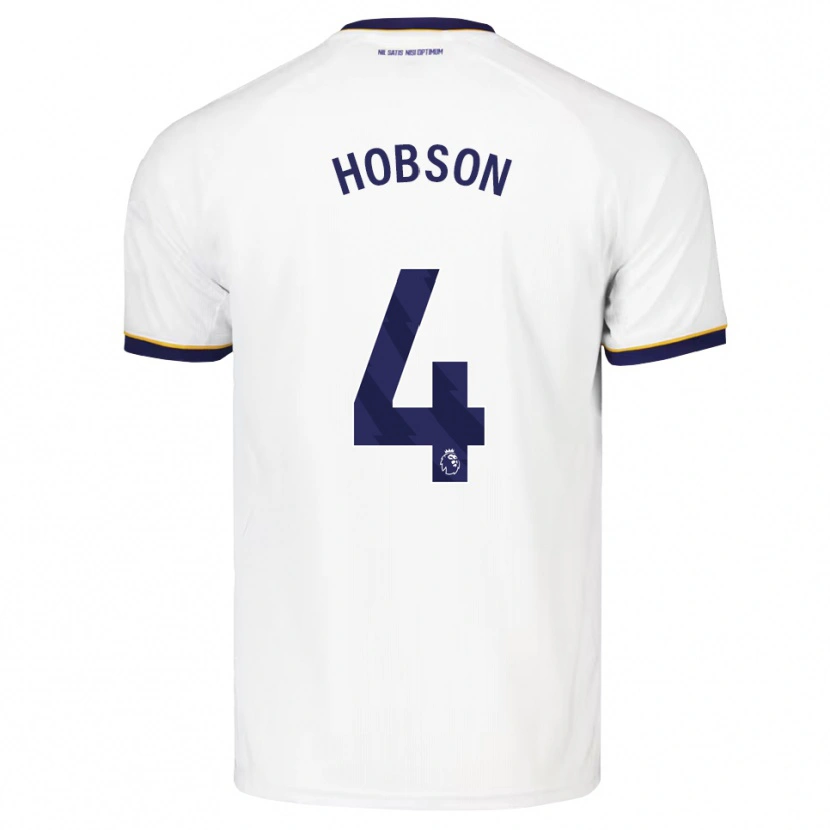 Danxen Kinderen Issy Hobson #4 Middernachtblauw Wit Geel Uitshirt Uittenue 2026/27 T-Shirt België
