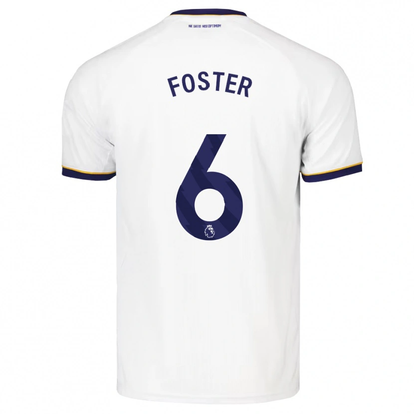 Danxen Kinderen Harvey Foster #6 Middernachtblauw Wit Geel Uitshirt Uittenue 2026/27 T-Shirt België