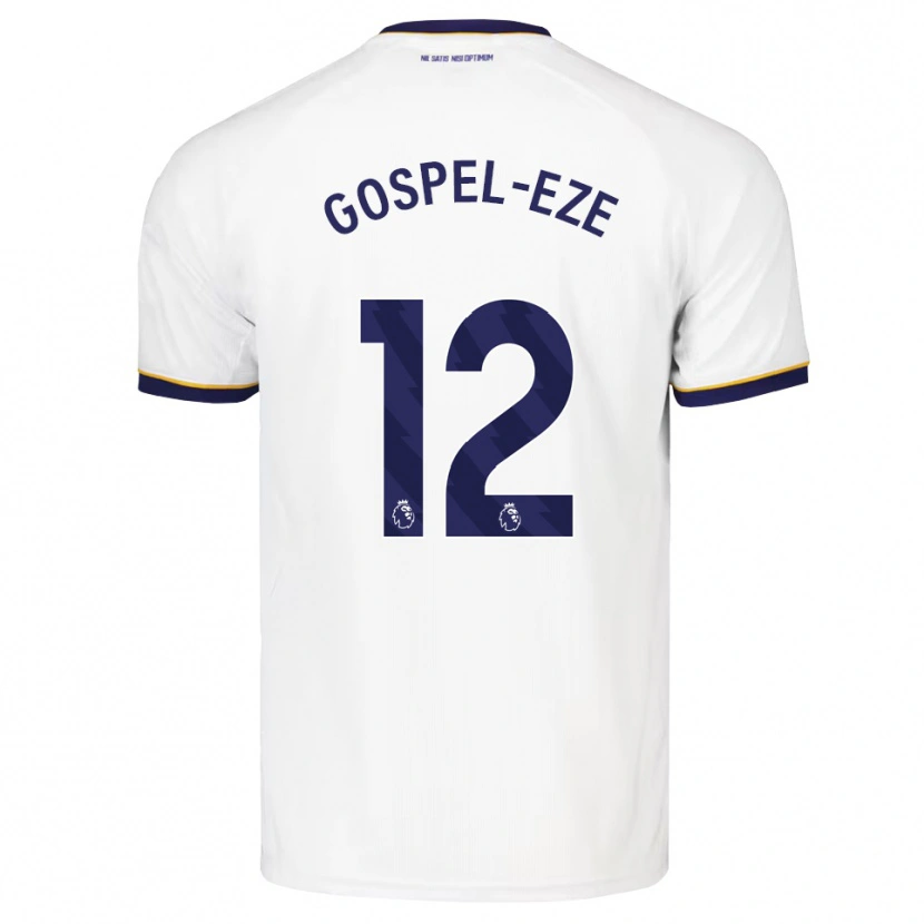 Danxen Kinderen Goodness Gospel-Eze #12 Middernachtblauw Wit Geel Uitshirt Uittenue 2026/27 T-Shirt België