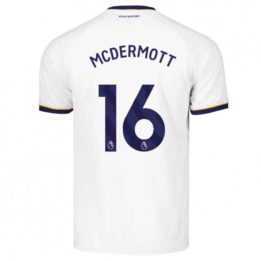 Danxen Kinderen Tom Mcdermott #16 Middernachtblauw Wit Geel Uitshirt Uittenue 2026/27 T-Shirt België