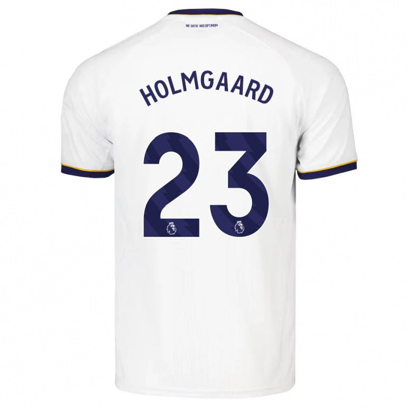Danxen Kinderen Sara Holmgaard #23 Middernachtblauw Wit Geel Uitshirt Uittenue 2026/27 T-Shirt België