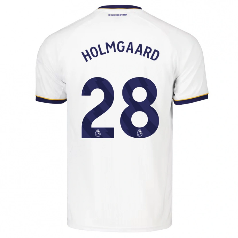 Danxen Kinderen Karen Holmgaard #28 Middernachtblauw Wit Geel Uitshirt Uittenue 2026/27 T-Shirt België