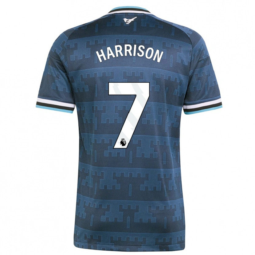 Danxen Kinderen Alfie Harrison #7 Geel Zwart Blauw Uitshirt Uittenue 2026/27 T-Shirt België