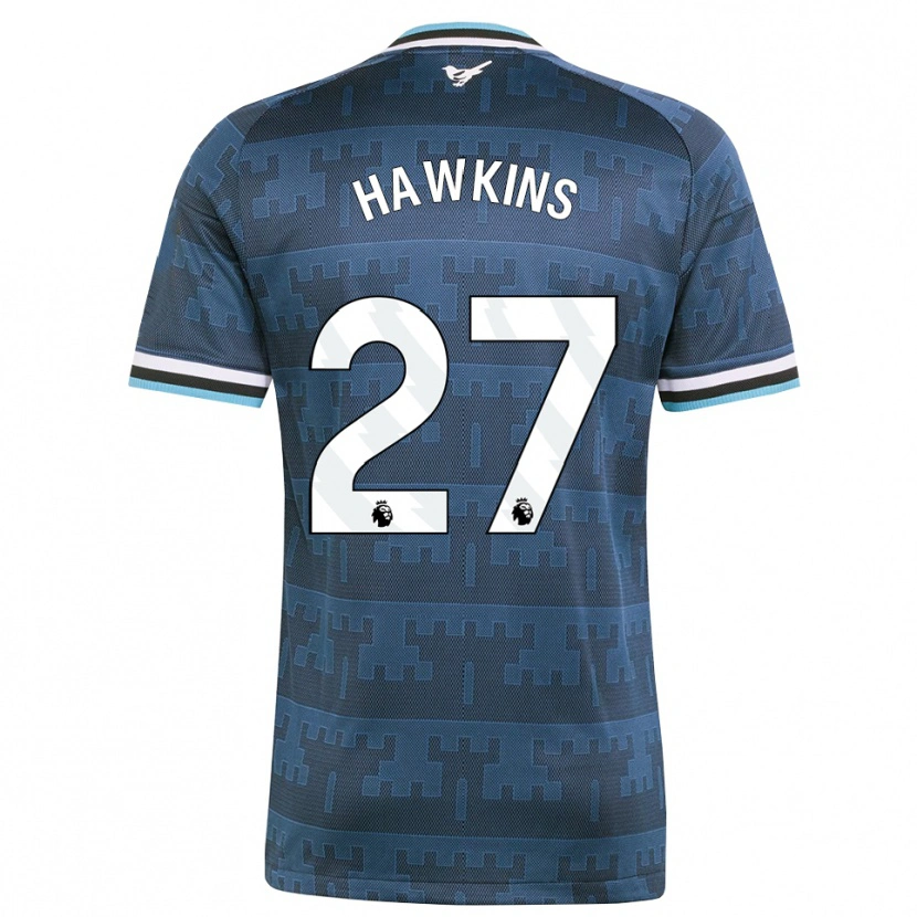 Danxen Kinderen Hannah Hawkins #27 Geel Zwart Blauw Uitshirt Uittenue 2026/27 T-Shirt België