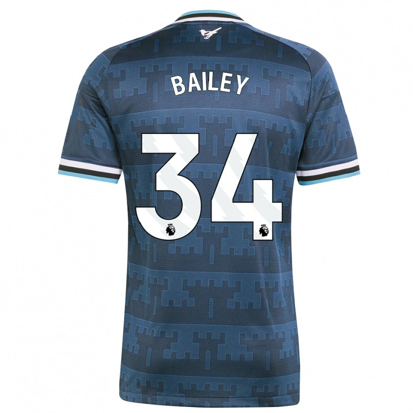 Danxen Kinderen Scott Bailey #34 Geel Zwart Blauw Uitshirt Uittenue 2026/27 T-Shirt België
