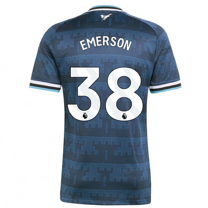 Danxen Kinderen Johnny Emerson #38 Geel Zwart Blauw Uitshirt Uittenue 2026/27 T-Shirt België