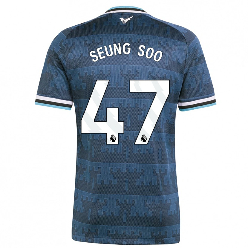Danxen Kinderen Seung-Soo Park #47 Geel Zwart Blauw Uitshirt Uittenue 2026/27 T-Shirt België