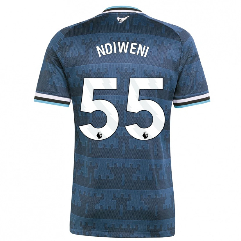 Danxen Kinderen Michael Ndiweni #55 Geel Zwart Blauw Uitshirt Uittenue 2026/27 T-Shirt België
