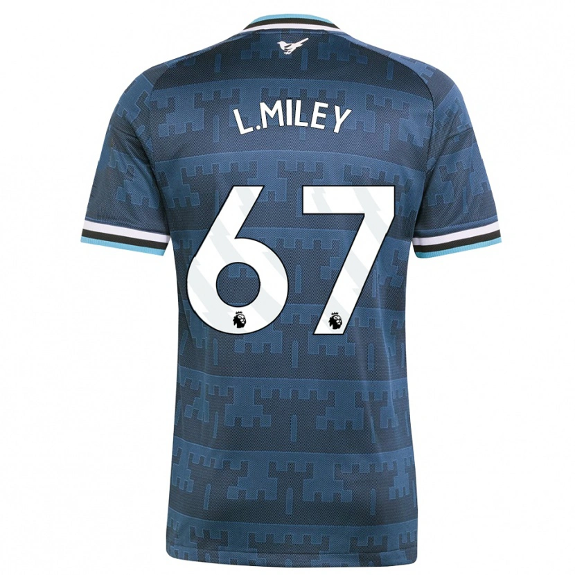 Danxen Kinderen Lewis Miley #67 Geel Zwart Blauw Uitshirt Uittenue 2026/27 T-Shirt België