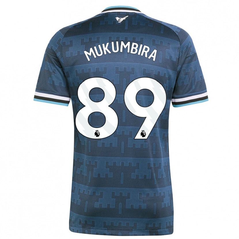 Danxen Kinderen Leon Mukumbira #89 Geel Zwart Blauw Uitshirt Uittenue 2026/27 T-Shirt België
