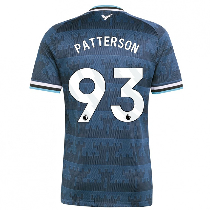 Danxen Kinderen Jack Patterson #93 Geel Zwart Blauw Uitshirt Uittenue 2026/27 T-Shirt België