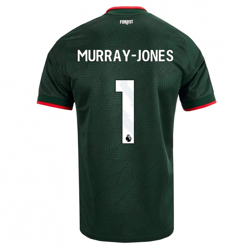 Danxen Kinderen George Murray-Jones #1 Donkergroen Rood Uitshirt Uittenue 2026/27 T-Shirt België