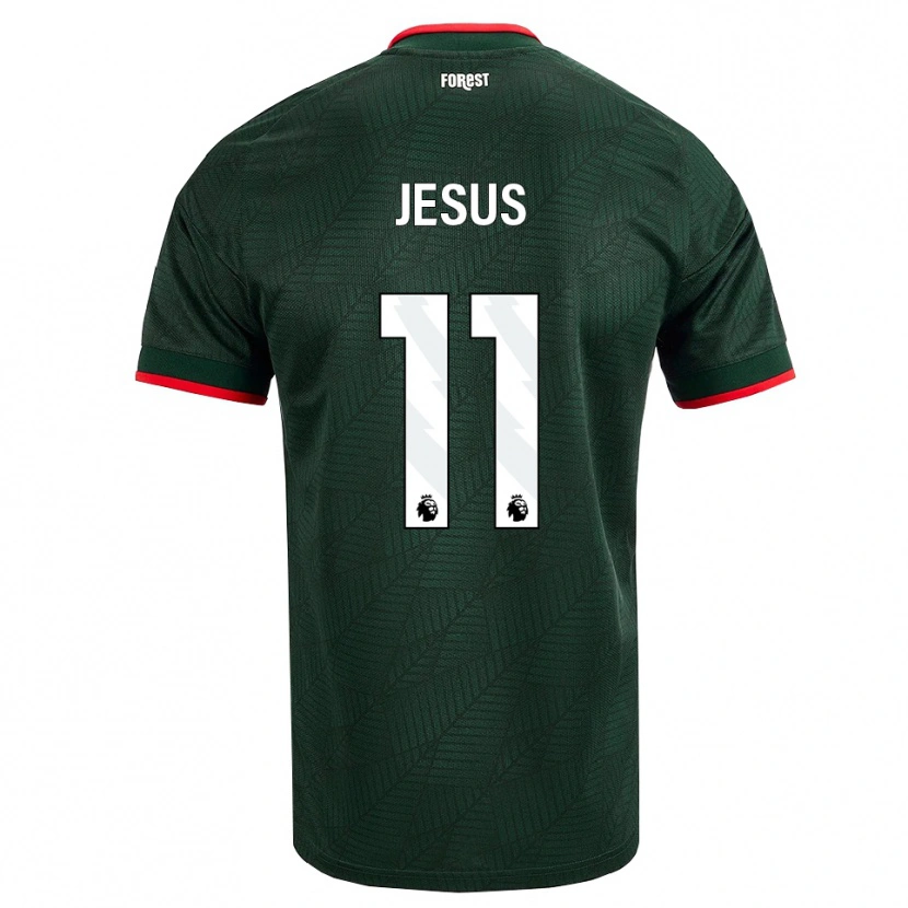 Danxen Kinderen Igor Jesus #11 Donkergroen Rood Uitshirt Uittenue 2026/27 T-Shirt België