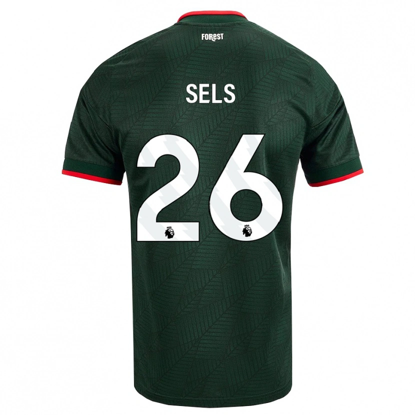 Danxen Kinderen Matz Sels #26 Donkergroen Rood Uitshirt Uittenue 2026/27 T-Shirt België