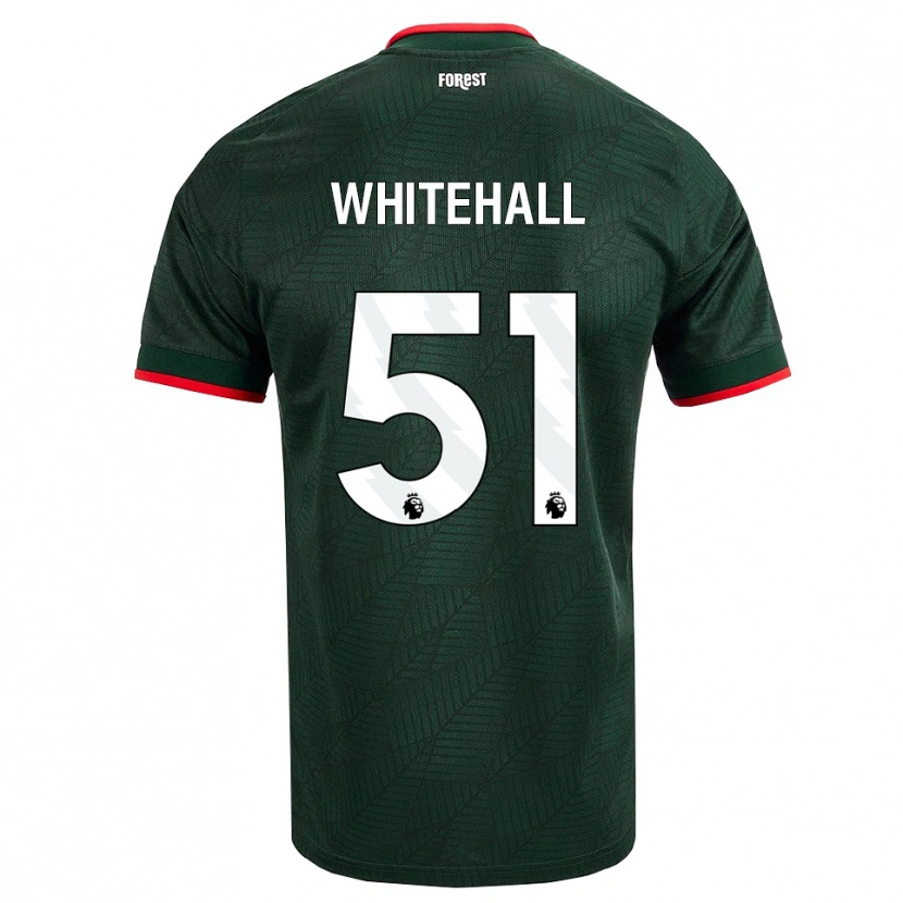 Danxen Kinderen Archie Whitehall #51 Donkergroen Rood Uitshirt Uittenue 2026/27 T-Shirt België