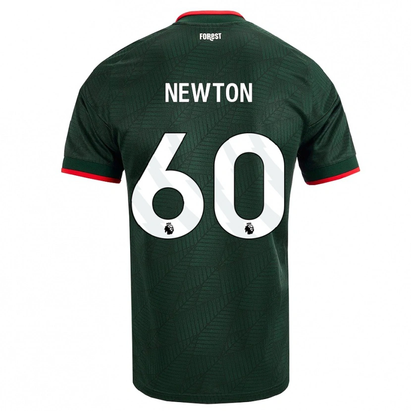 Danxen Kinderen Jamie Newton #60 Donkergroen Rood Uitshirt Uittenue 2026/27 T-Shirt België