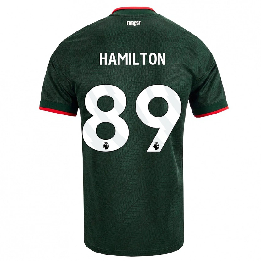 Danxen Kinderen Scott Hamilton #89 Donkergroen Rood Uitshirt Uittenue 2026/27 T-Shirt België