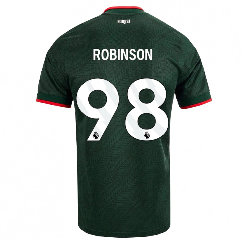 Danxen Kinderen Riko Robinson #98 Donkergroen Rood Uitshirt Uittenue 2026/27 T-Shirt België