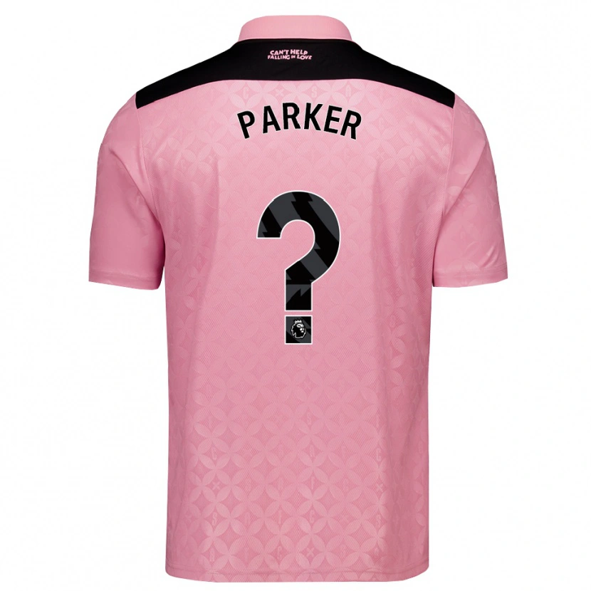 Danxen Kinderen Daniel Parker #0 Lichtroze Zwart Uitshirt Uittenue 2026/27 T-Shirt België