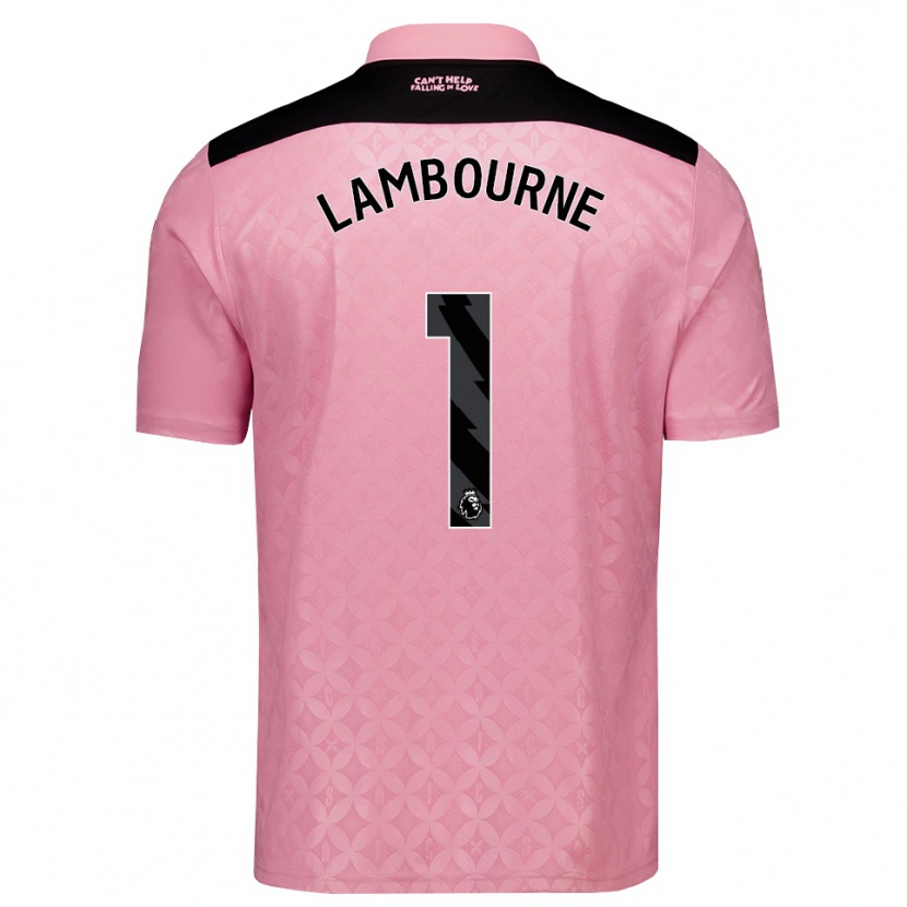 Danxen Kinderen Demi Lambourne #1 Lichtroze Zwart Uitshirt Uittenue 2026/27 T-Shirt België