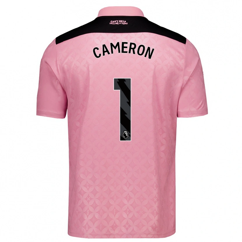 Danxen Kinderen Dan Cameron #1 Lichtroze Zwart Uitshirt Uittenue 2026/27 T-Shirt België