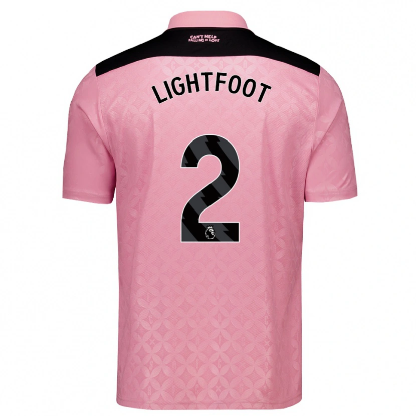 Danxen Kinderen Archie Lightfoot #2 Lichtroze Zwart Uitshirt Uittenue 2026/27 T-Shirt België