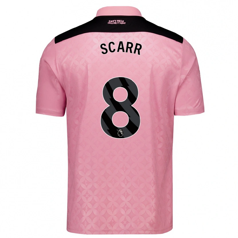 Danxen Kinderen Emily Scarr #8 Lichtroze Zwart Uitshirt Uittenue 2026/27 T-Shirt België